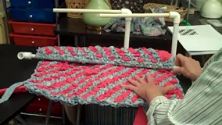 Lesson #41   Knit and Woven 2/2 Twill Rag Rug for Rods