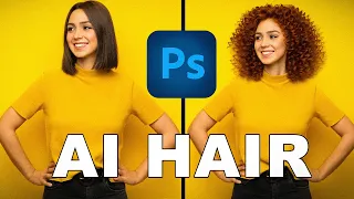 How to Add hair in Photoshop Ai  | How to Change Hairstyle Using AI in Photoshop 2024