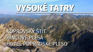 High Tatras - Kôprovský peak | Hincove tarns | Mountain hotel Popradské pleso | GoPro 7