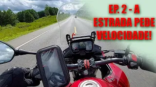 ACELERANDO TUDO COM A CB 500 X CARREGADA NAS ESTRADAS - EXPEDIÇÃO CAMINHOS DO PARANÁ DE CB500X EP2