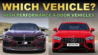 BMW M8 COMPETITION GRAN COUPE VS MERCEDES AMG GT 63 S | WHICH VEHICLE?