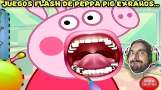 ESTOS JUEGOS FLASH DE PEPPA PIG ESTAN RAROS... - Juegos Random de Flash con Pepe el Mago (#1)