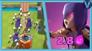 САМАЯ БЫСТРАЯ ВЕДЬМА В МИРЕ! Красота ЗА 2.8 ЭЛИКСИРА / CLASH ROYALE