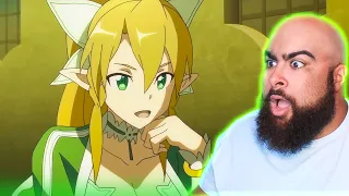 ABRIDGED LEAFA DID WHAT??? | Sword Art Online Abridged Episode 14 Reaction!