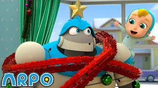 Get off the CHRISTMAS TREE!!! | ARPO The Robot | Funny Kids Cartoons | Full Episode Compilation