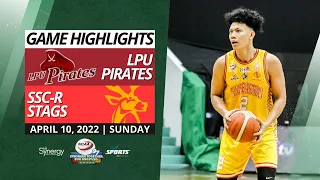 SSC-R Stags vs LPU Pirates | Game Highlights | April 10, 2022 | NCAA Season 97