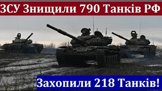 ЗСУ Знищили 790 Танків і 167 Літаків РФ! Захопили Більше 1000 одиниць Важкої Техніки! Нищівний Удар