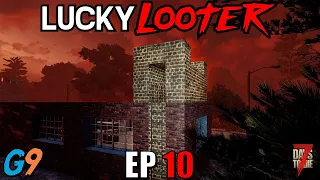 7 Days To Die - Lucky Looter EP10 (Zombie Elevator Horde)