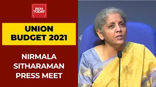 Budget 2021 Focus On Infrastructure, Healthcare Sector | FM Nirmala Sitharaman Press Conference
