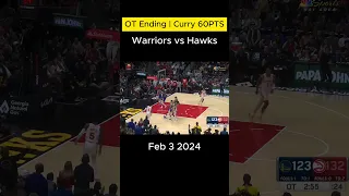 [OT Highlight] 60PTS Curry | Golden State Warriors vs Atlanta Hawks | Feb 3 2024