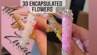 ENCAPSULATED 3D ROSES EFFECT