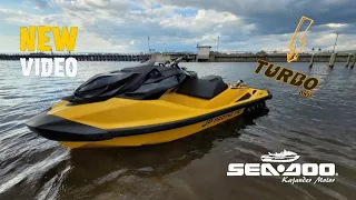 Our Fully Built Turbo Sea-doo is on the water! [9700+ RPM] 🚀