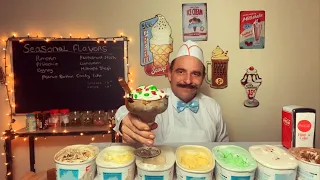 ASMR-The Vintage Ice Cream Parlor Role Play (Winter Edition)