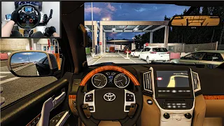 Toyota Land Cruiser V8 - SUNRISE Drive - Euro Truck Simulator 2 - Logitech G29 Setup + Handbrake