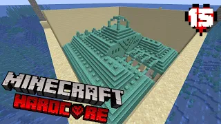 Draining Ocean Monument | Minecraft hardcore S1E15