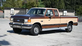 1990 Ford F250 Extended Cab XLT Lariat Braun Beige