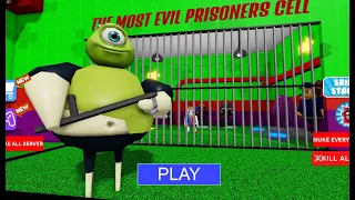 [NEW!] MIKE WAZOWSKI BARRY PRISON RUN OBBY #roblox #scaryobby