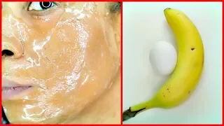 APPLY BANANA AND EGG ON YOUR SKIN ANTI - AGING REDUCE WRINKLES, SPOTLESS FIRM SKIN |Khichi Beauty