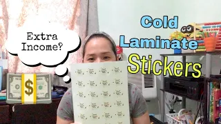 HOW TO LAMINATE STICKERS | COLD LAMINATING PROCESS