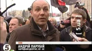 День Свободи. Сутички на Майдані вдень - 22.11.2011