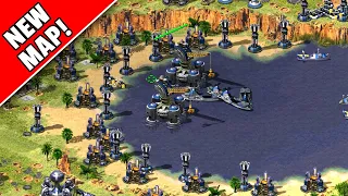 Red Alert 2 | Malaboo Bay | (7 vs 1 + Superweapons)