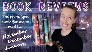 4 Book Reviews ✨ Did I enjoy the books YOU chose for me to read??