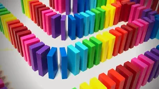 SATISFYING Rainbow Domino (ScreenLink) 5000+ Dominoes