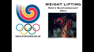 1988 Summer Olympics Weightlifting Bantamweight 56kg