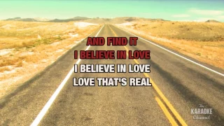 I Believe In Love (Live From "Heroes" Telethon) in the style of Dixie Chicks | Karaoke with Lyrics