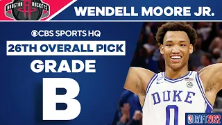 Wendell Moore Jr. selected No. 26 overall by the Houston Rockets | 2022 NBA Draft | CBS Sports HQ