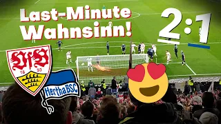 VfB Stuttgart 2:1 Hertha BSC | Last-Minute-Wahnsinn! Sieg für Endo! | Stadion Vlog