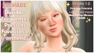 🦋RESHADE: PRESETS "PASTÉIS FOFOS" +DÚVIDAS FREQUENTES"✨| The sims 4 | Nisyms💖