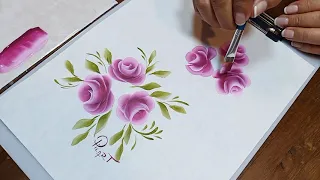 Rosas en PINCELADA con Pilar Ortiz