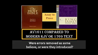 AV1611 Compared to KJV 1769