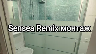 Душевая ширма Sensea Remix из Леруа Мерлен. Поэтапный монтаж.