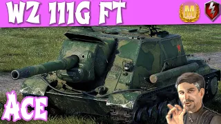 WZ 111G FT 4.3k dmg 3 kills ACE WOT Blitz  | Littlefinger on World of Tanks Blitz