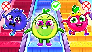 Magic Baby Stairs Song 😱👿 Baby Takes the Escalator Song + More Funny Kids Cartoons by Toony Friends