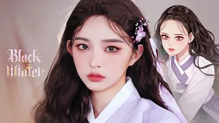 Black Winter 🤍 Seol Haesa Hanbok Makeup Transformation