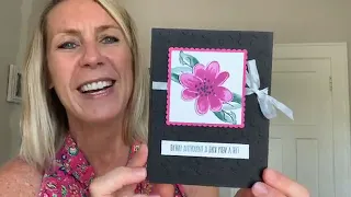 THE GORGEOUS POSIES STAMP SET TODAY ON FB LIVE – August 14, 2020