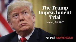 WATCH: Senate impeachment trial of Donald Trump | January 23