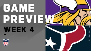 Minnesota Vikings vs. Houston Texans | Week 4 NFL Game Preview