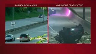 At least one killed in overnight crash on I-43 in Milwaukee County
