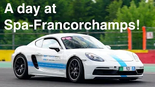 Spa-Francorchamps Track Day in a Porsche 718 Cayman GTS - June 6 2023