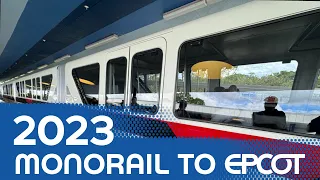 Monorail from TTC to EPCOT - September 2023 in 4k