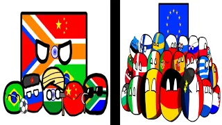 BRICS vs European Union... (Explained by Countryballs)