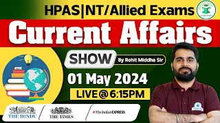 Himachal Daily Current Affairs Quiz & MCQ | 01st May 2024 | HPAS/HAS/Allied/NT Current Affairs 2024