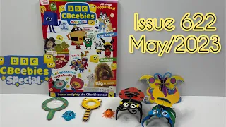 Cbeebies magazine, issue 622, May/2023, with build your own bugs / bug explorer sets 🪲🐞🦋