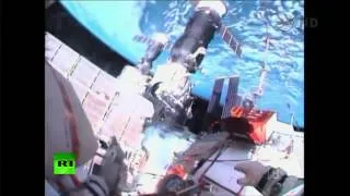 Russian cosmonauts perform record breaking spacewalk