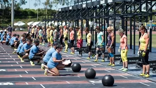 CrossFit Games Masters Live Stream: Medball Burpee