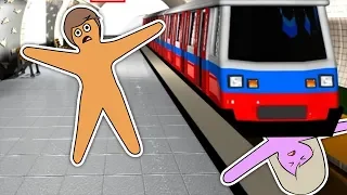 ME ATROPELLÓ UN TREN EN GANG BEASTS